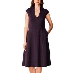 Princess Seamed Cotton Jersey Dress